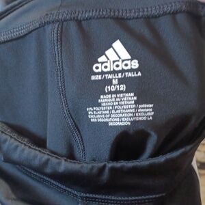 Adidas pants 10-12 m childrens black sweat pants
